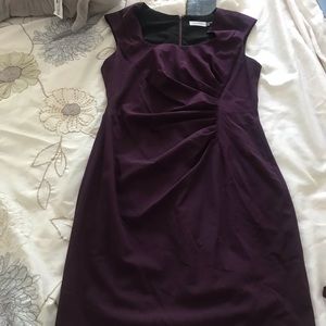 Calvin Klein purple dress